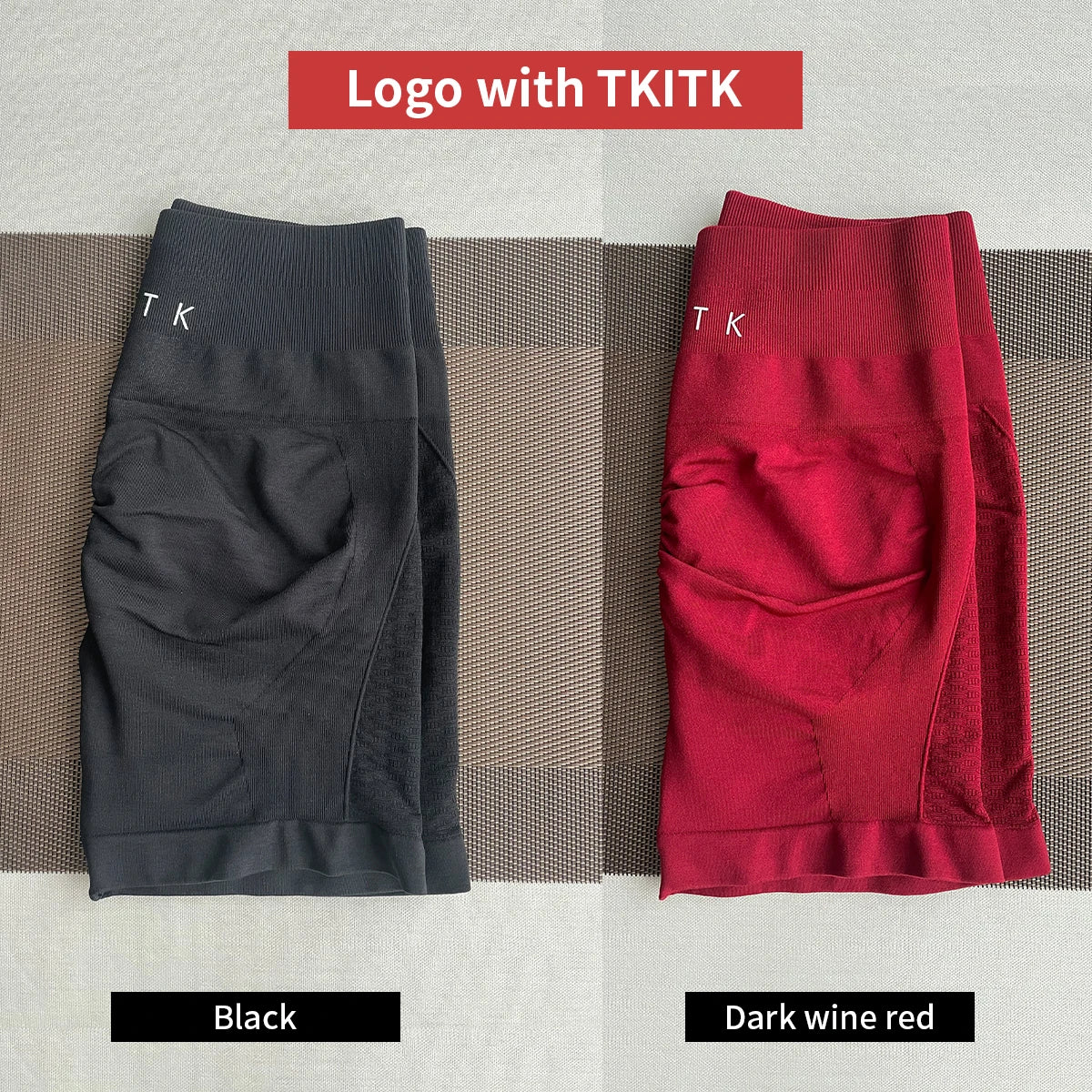 2Pcs TKITK Amplify Contour Shorts Women Soft Workout Tights Fitness Outfits Yoga Shorts Gym Wear Biker Shorts