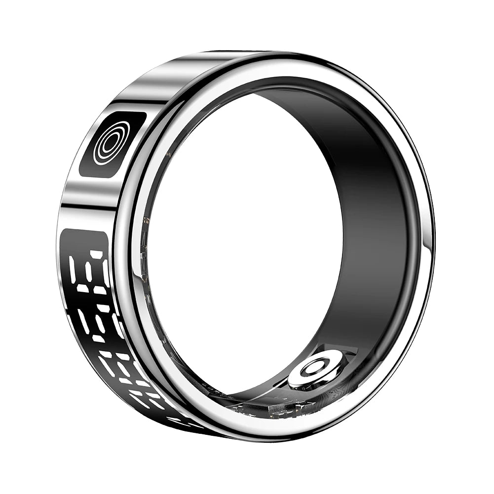 New RS08 Smart Ring Heart Rate Monitor Blood Oxygen Sleep Monitor 5ATM Waterproof Multi-sport Modes BT5.1 for Android IOS