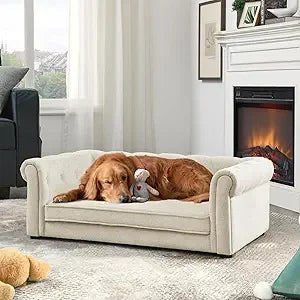 Dog Couches for Large Dogs Up to 60 lbs Memory Foam Sofa