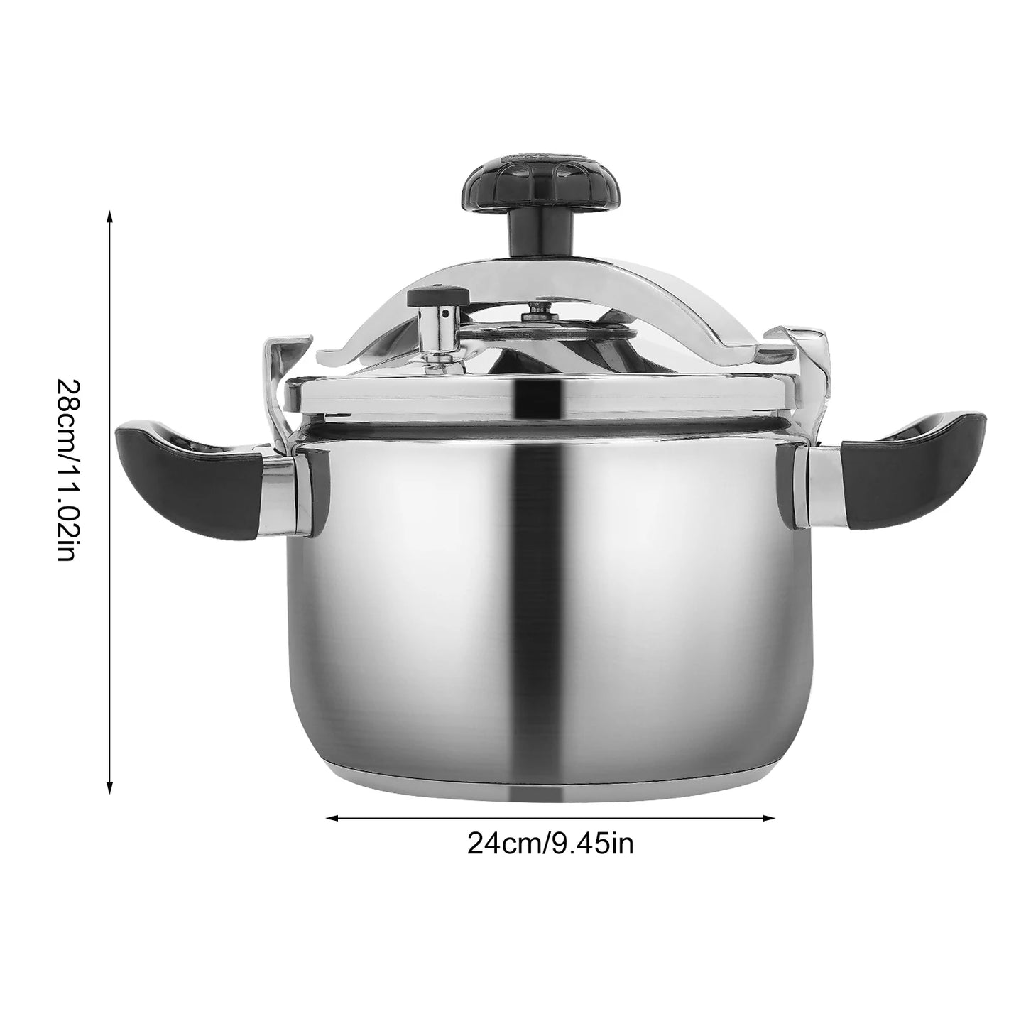 Stainless Steel Pressure Cooker for Quick Family Meals