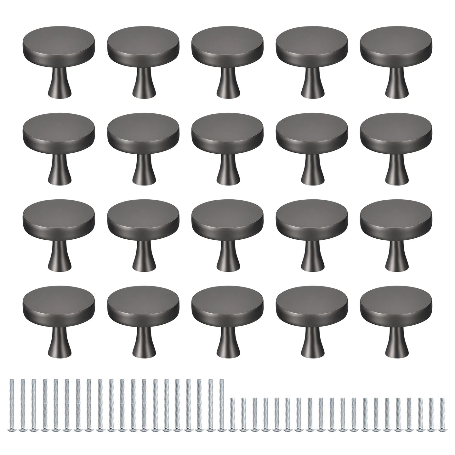 Round Cabinet Knobs for Kitchen and Cupboard Drawer Pulls