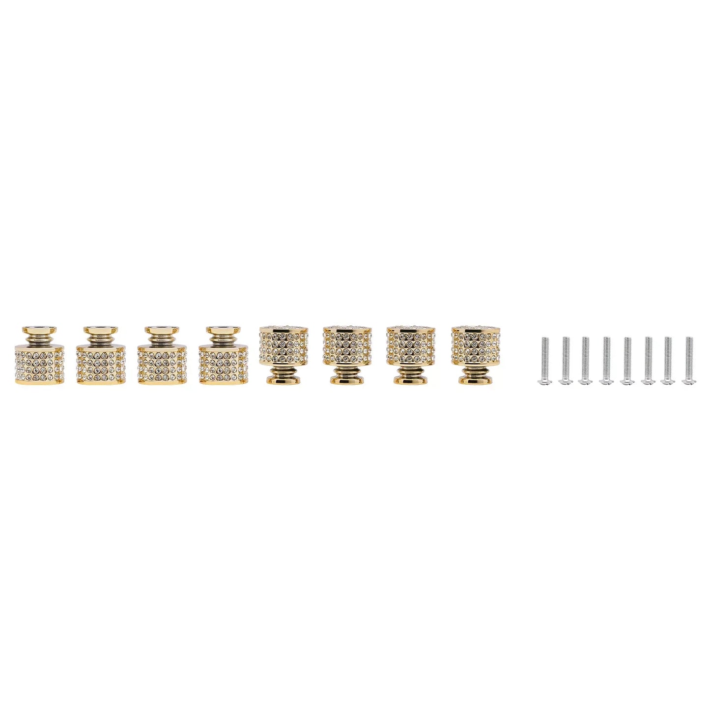 Crystal Brass Door Knobs for Elegant Furniture and Cabinets