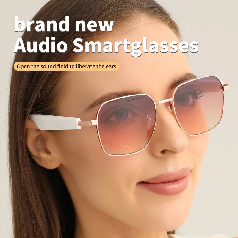 Smart Bluetooth Glasses with Audio Touch Control and Calling