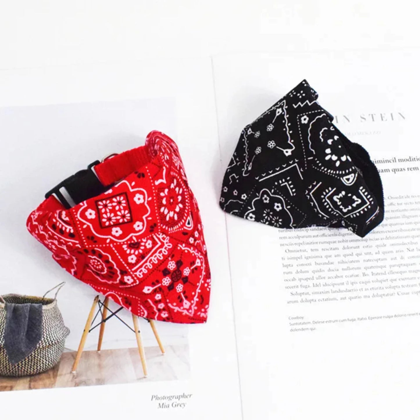 Triangle Anti Flea And Tick Towel Necklace Straps Dog Collar for Puppies and Kittens