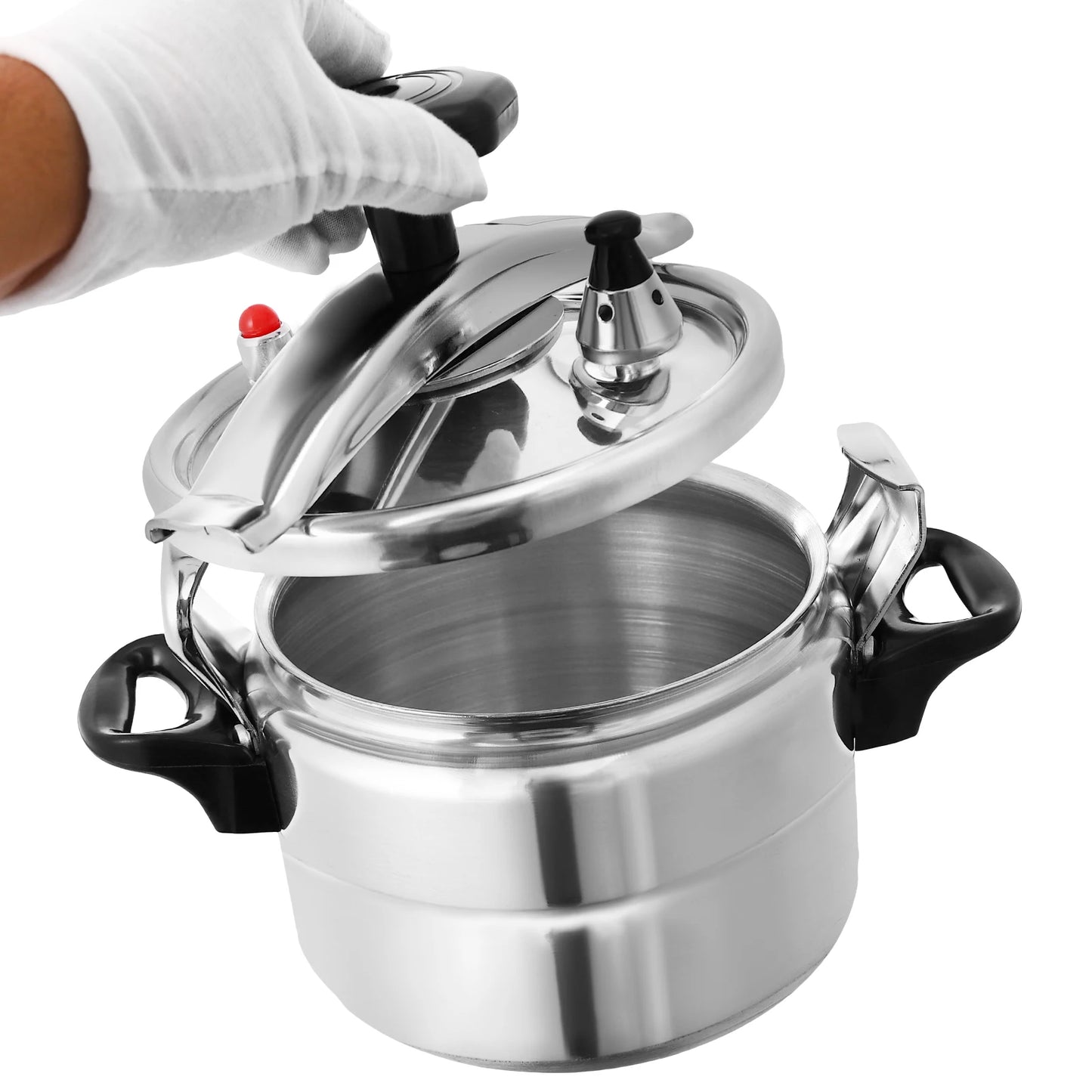 Aluminum Alloy Pressure Cooker with Automatic Lock Valve
