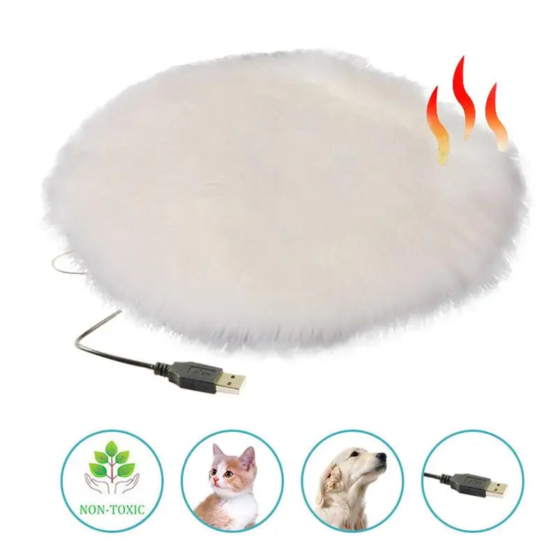 Warm Electric Blanket for Dogs and Cats Indoor Heating Pad