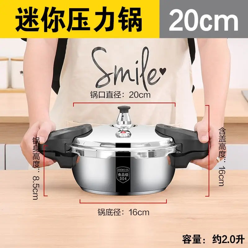 Stainless Steel High Pressure Cooker for Efficient Cooking