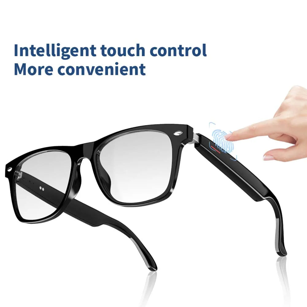 SENBONO Smart Glasses Open Ear Music Hands-Free Calling Stereo Sound Wearable Headsets Smart Sports Anti-Blue Light