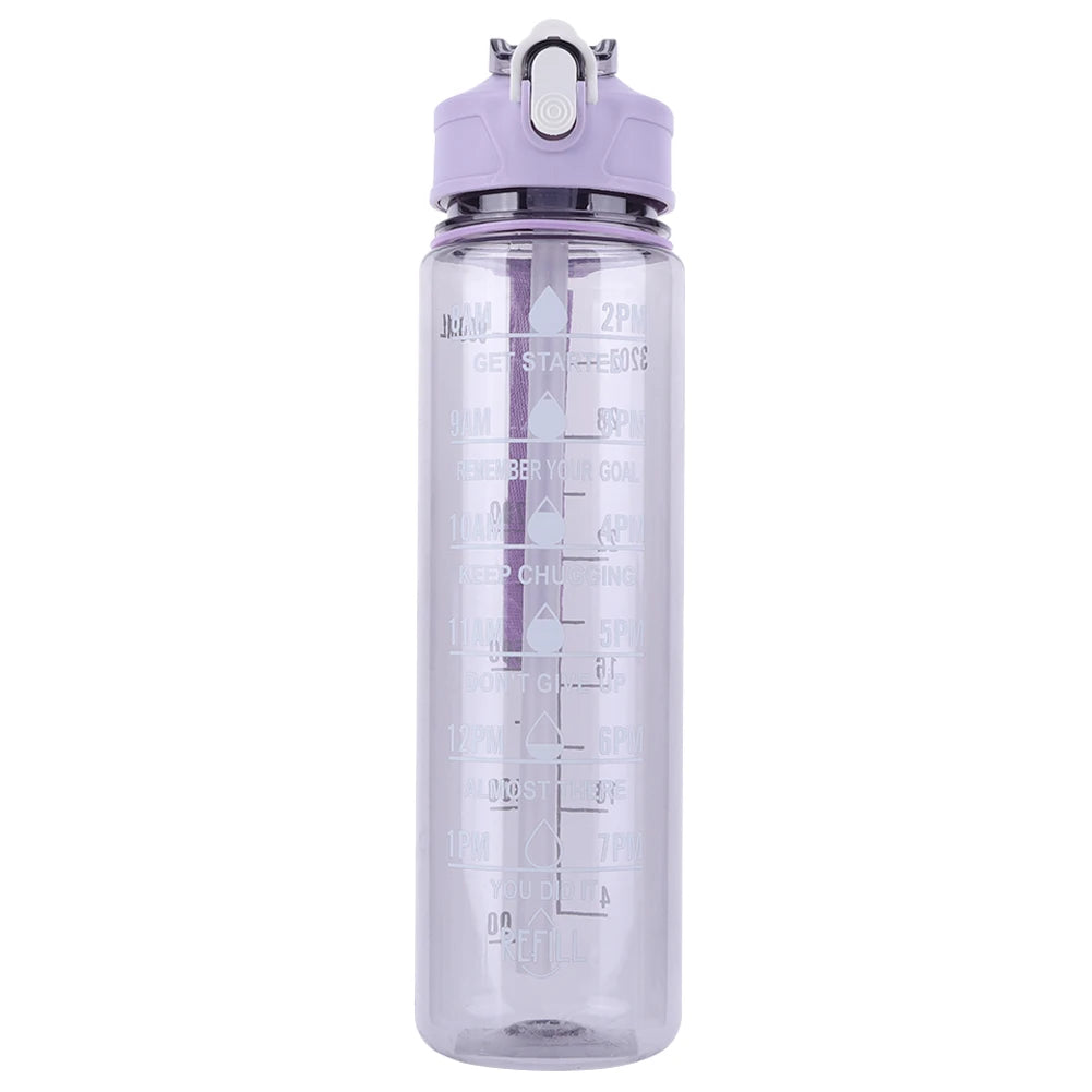 800ml Leakproof Sports Water Bottle for Outdoor Travel
