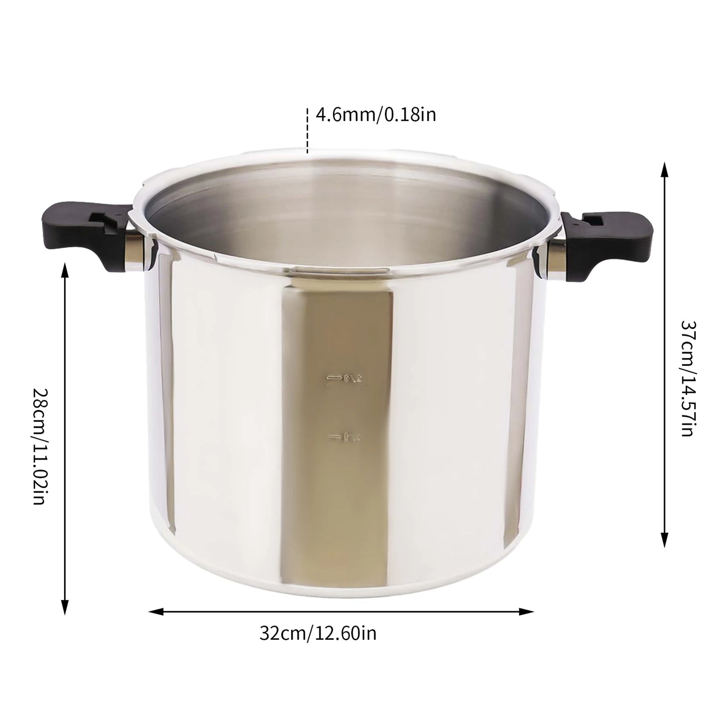 Thickened Explosion-proof Pressure Cooker for Gas and Electric Stoves
