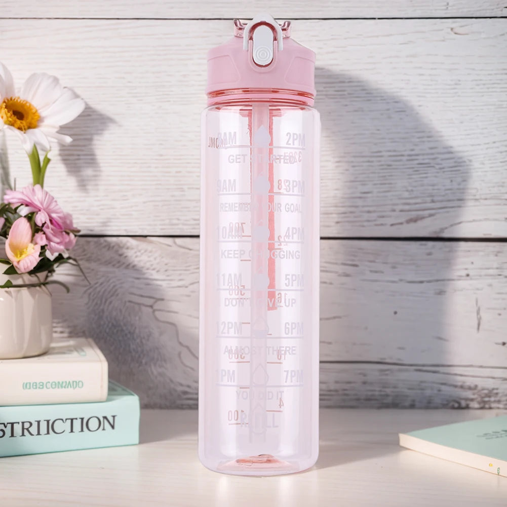 800ml Leakproof Sports Water Bottle for Outdoor Travel