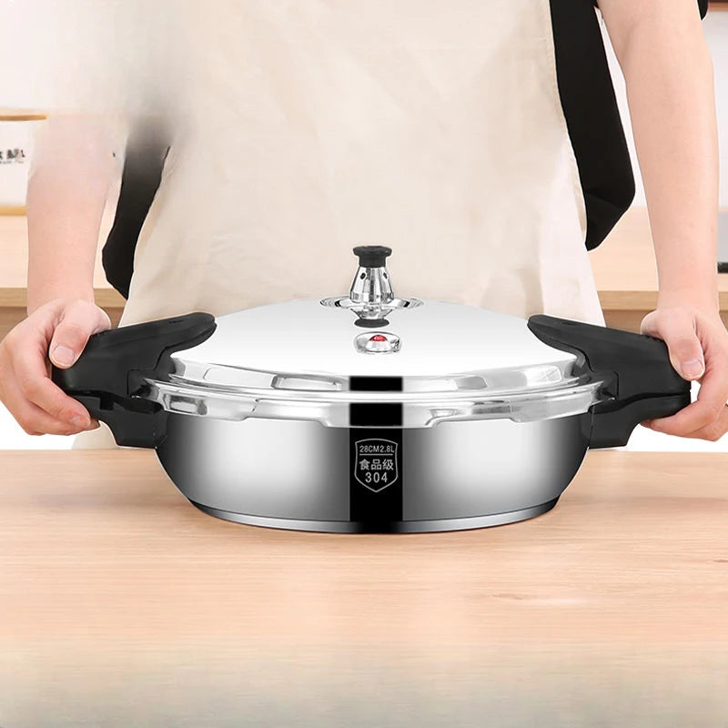 Stainless Steel High Pressure Cooker for Efficient Cooking