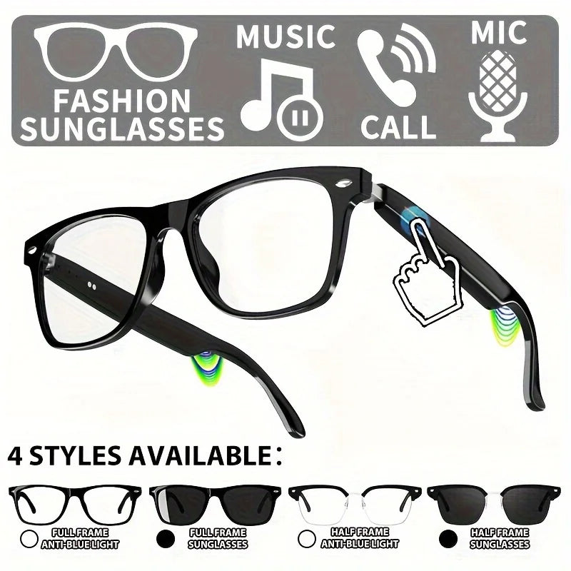 Smart Glasses with HiFi Sound for Music and Calls