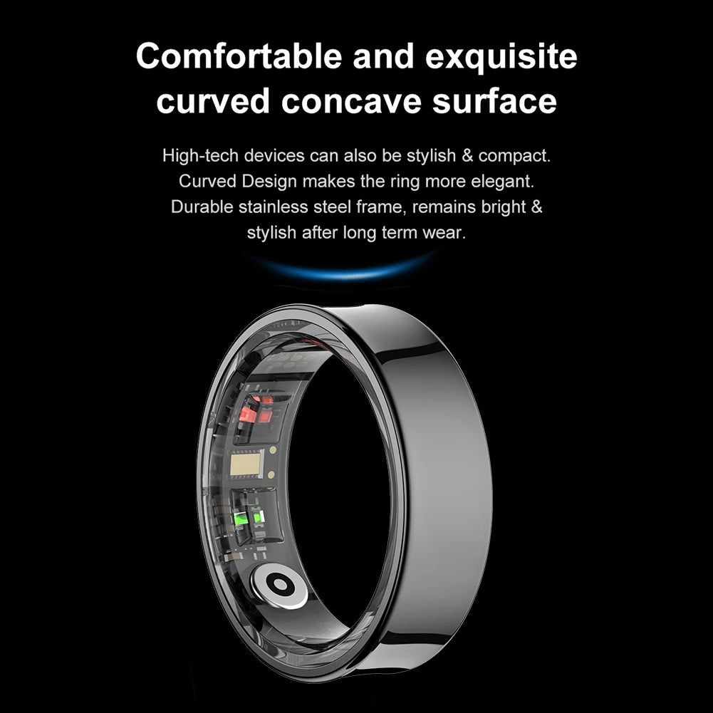 2024 R09 Smart Ring Health Monitor for Xiaomi Samsung Phone