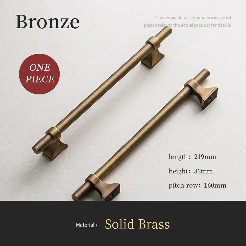 Antique Brass Cabinet Knobs Retro Furniture Handles for Home