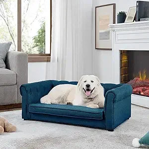 Dog Couches for Large Dogs Up to 60 lbs Memory Foam Sofa