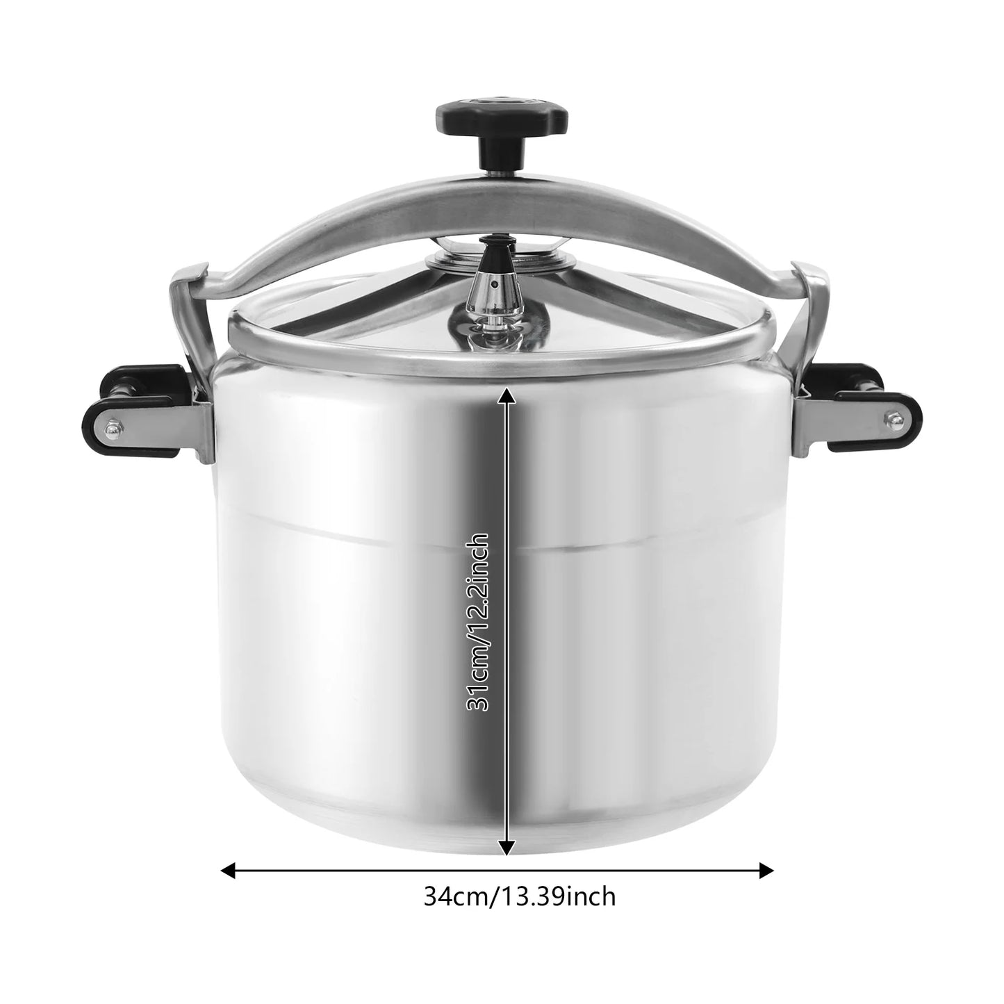 Aluminum Pressure Cooker with Safety Valve for Home and Commercial