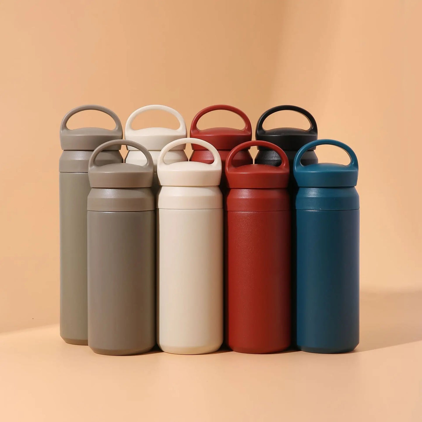 Reusable Japan Style Insulated Stainless Steel Tumbler with Handle