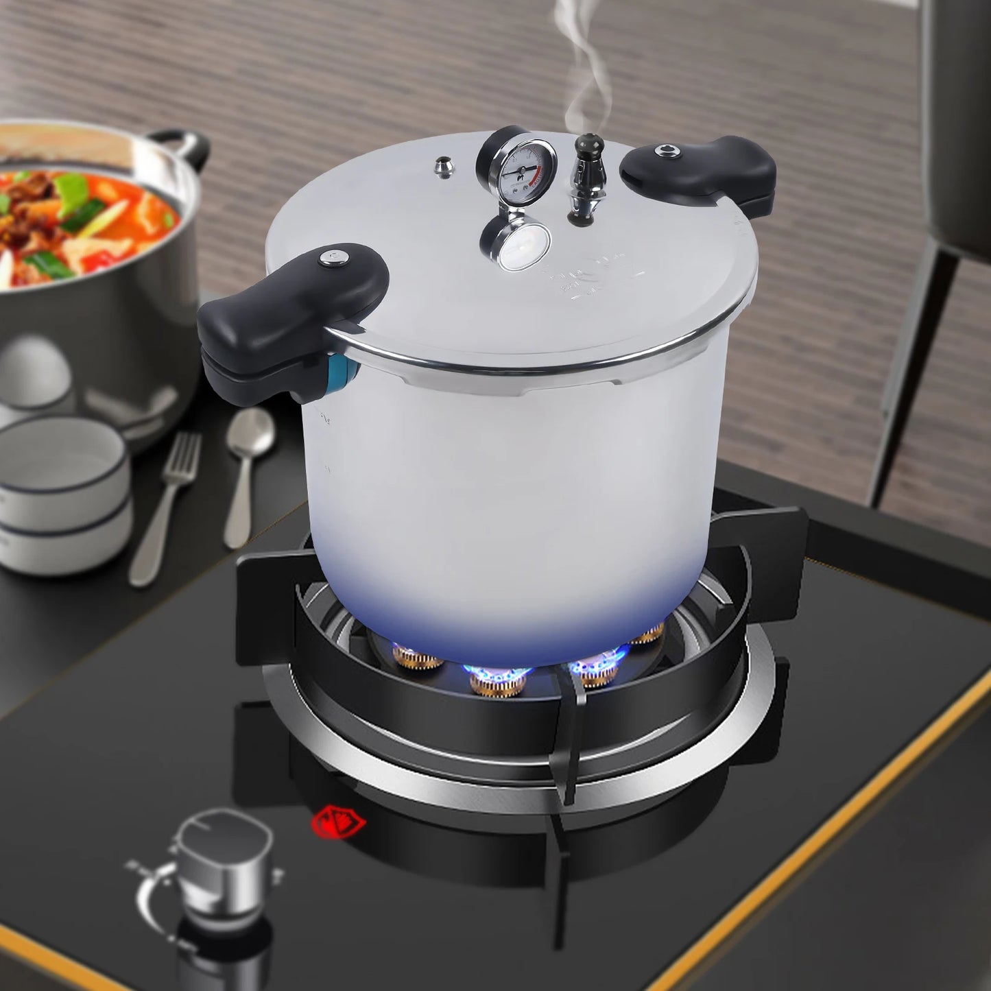 Aluminum Alloy Explosion-Proof Pressure Cooker for Modern Kitchens