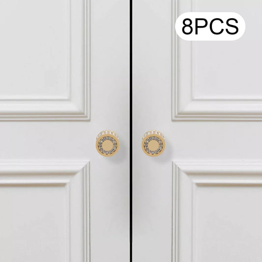 Crystal Brass Door Knobs for Elegant Furniture and Cabinets