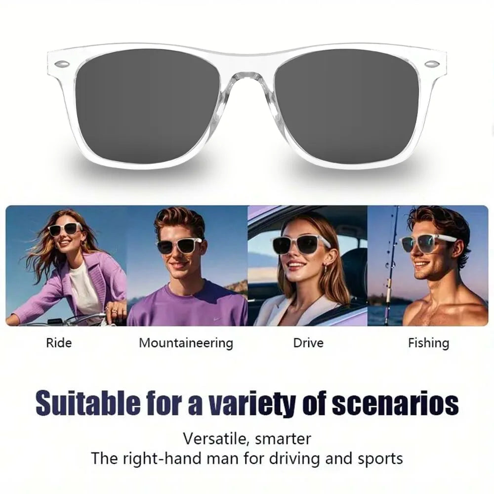 SENBONO Orignal E13 Smart Glasses With Sunglasses Open Ear Headsets Waterproof Hands-Free Calling Sunglasses For Men Womem