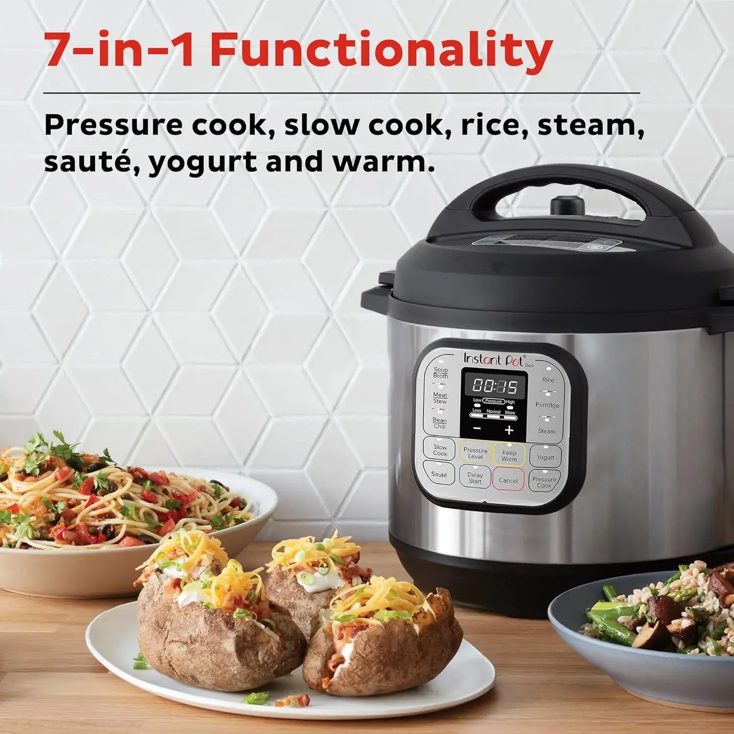 Duo 7-in-1 Mini Electric Pressure Cooker and Kitchen Helper
