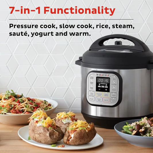 Duo 7-in-1 Mini Electric Pressure Cooker and Kitchen Helper